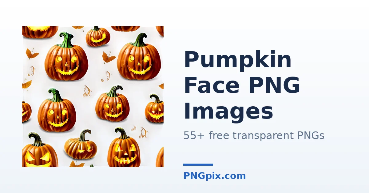 Pumpkin Face PNG images
