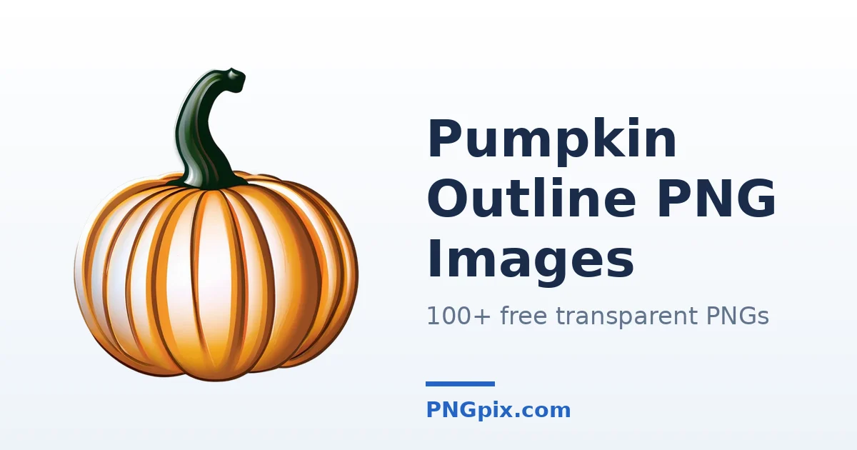 Pumpkin Outline PNG images