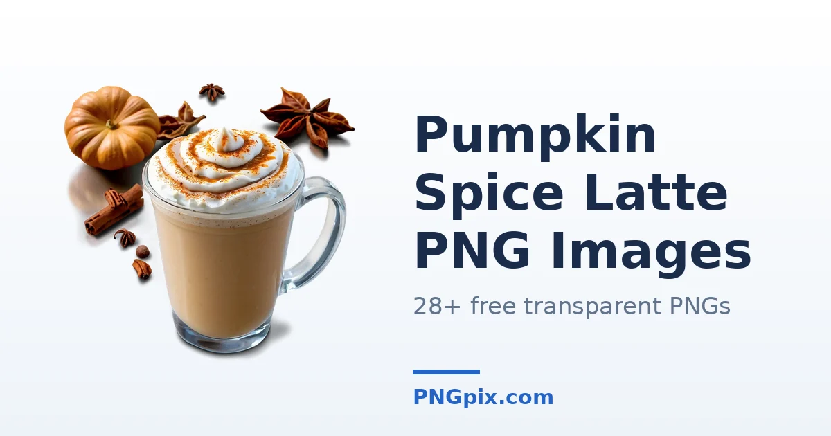 Pumpkin Spice Latte PNG images