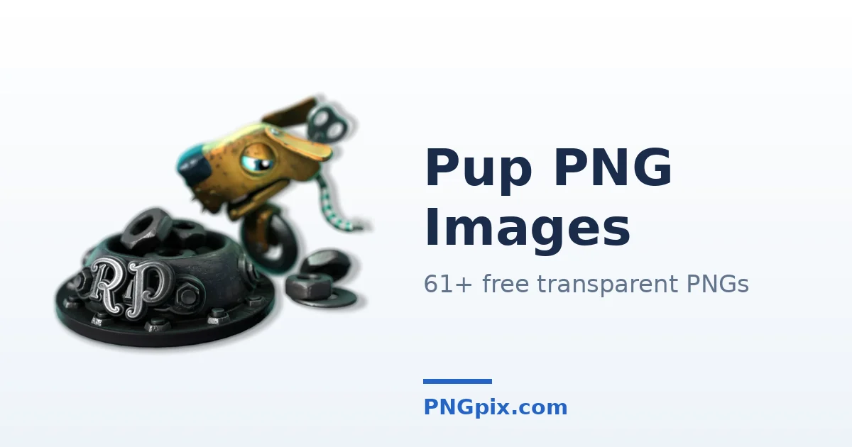 Pup PNG images