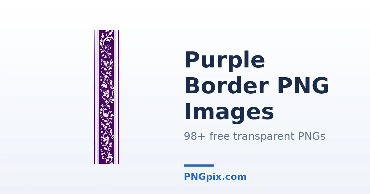 Purple Border PNG images