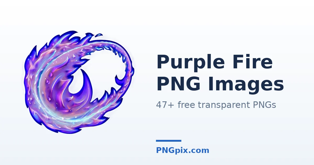 Purple Fire PNG images