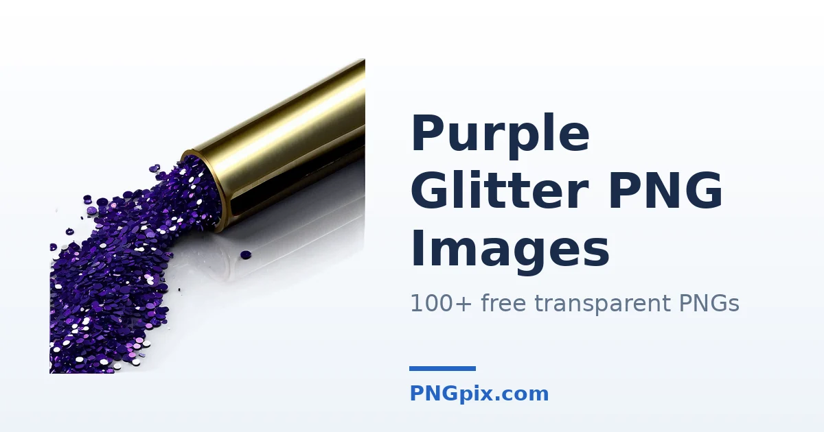Purple Glitter PNG images