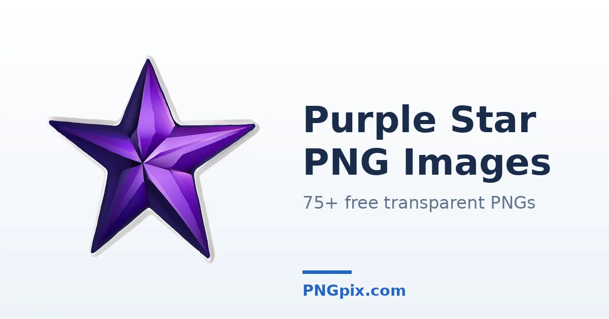 Purple Star PNG images