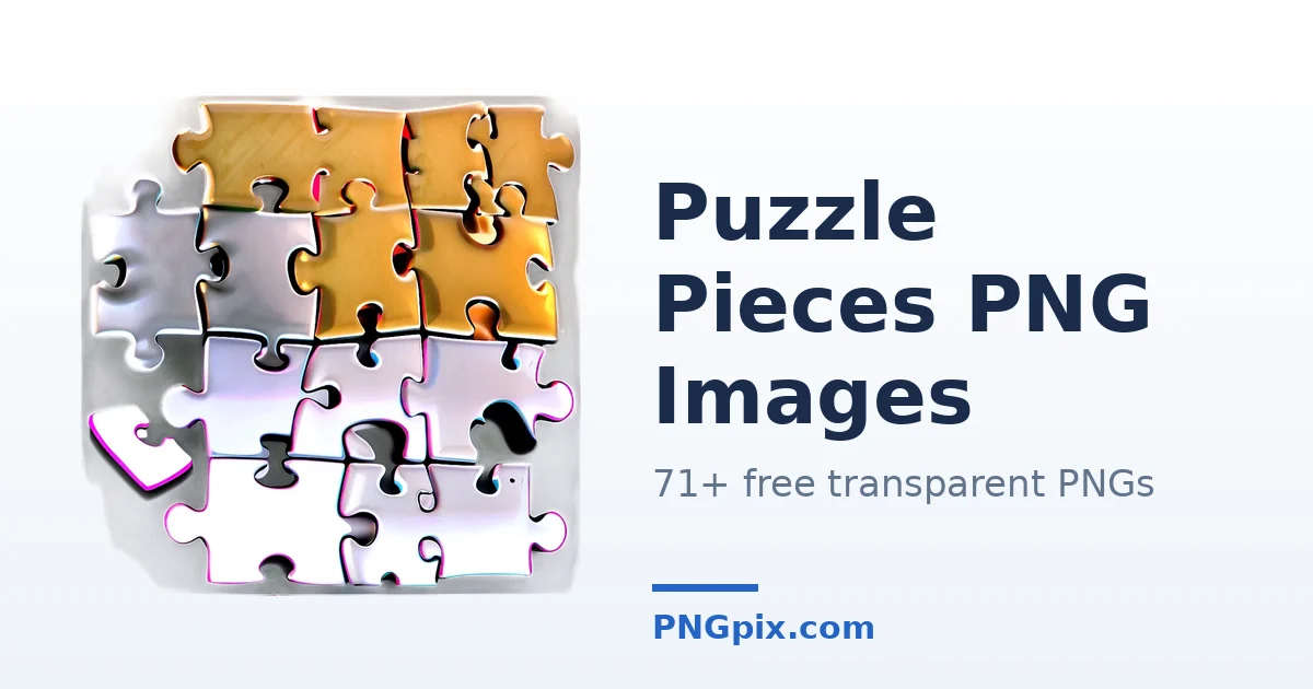 Puzzle Pieces PNG images
