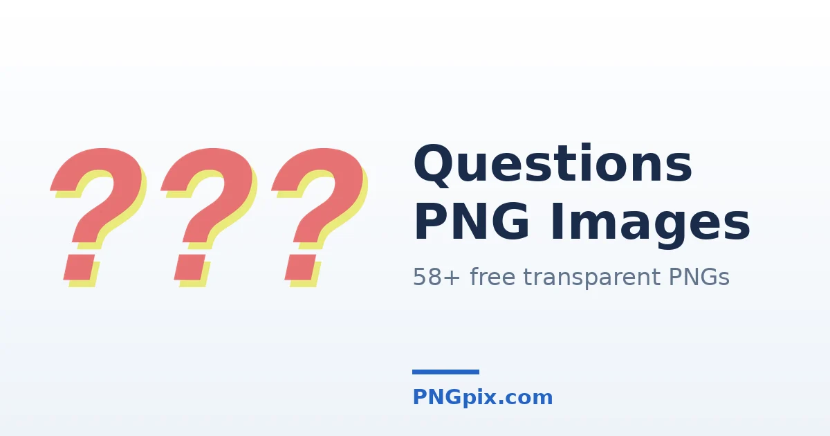Questions PNG images