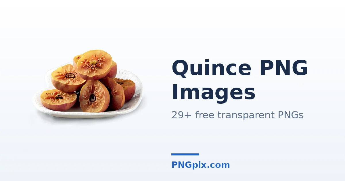 Quince PNG images