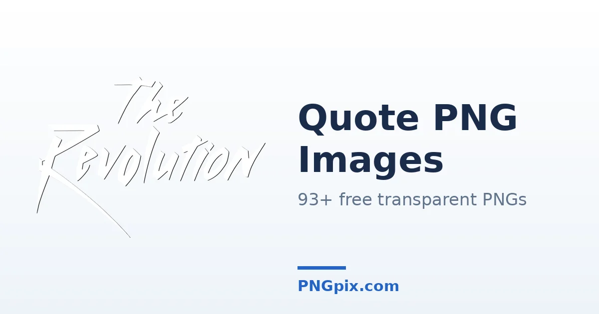 Quote PNG images