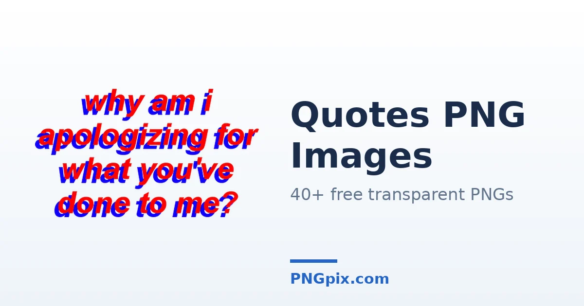 Quotes PNG images