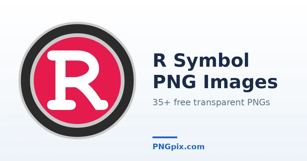 R Symbol PNG images