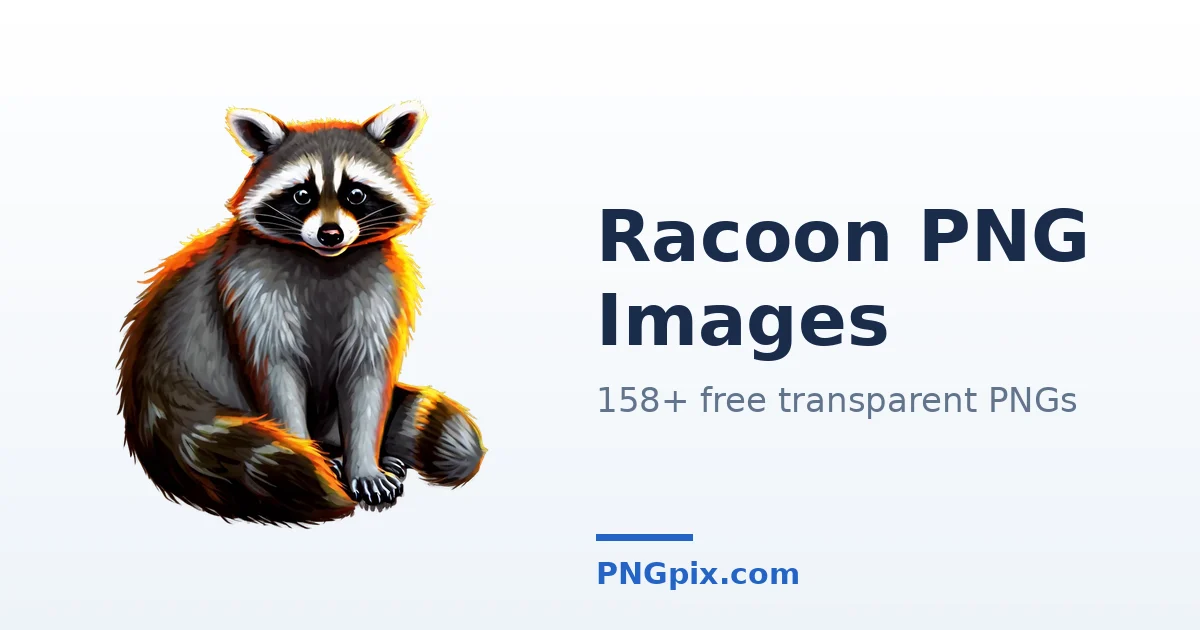 Racoon PNG images
