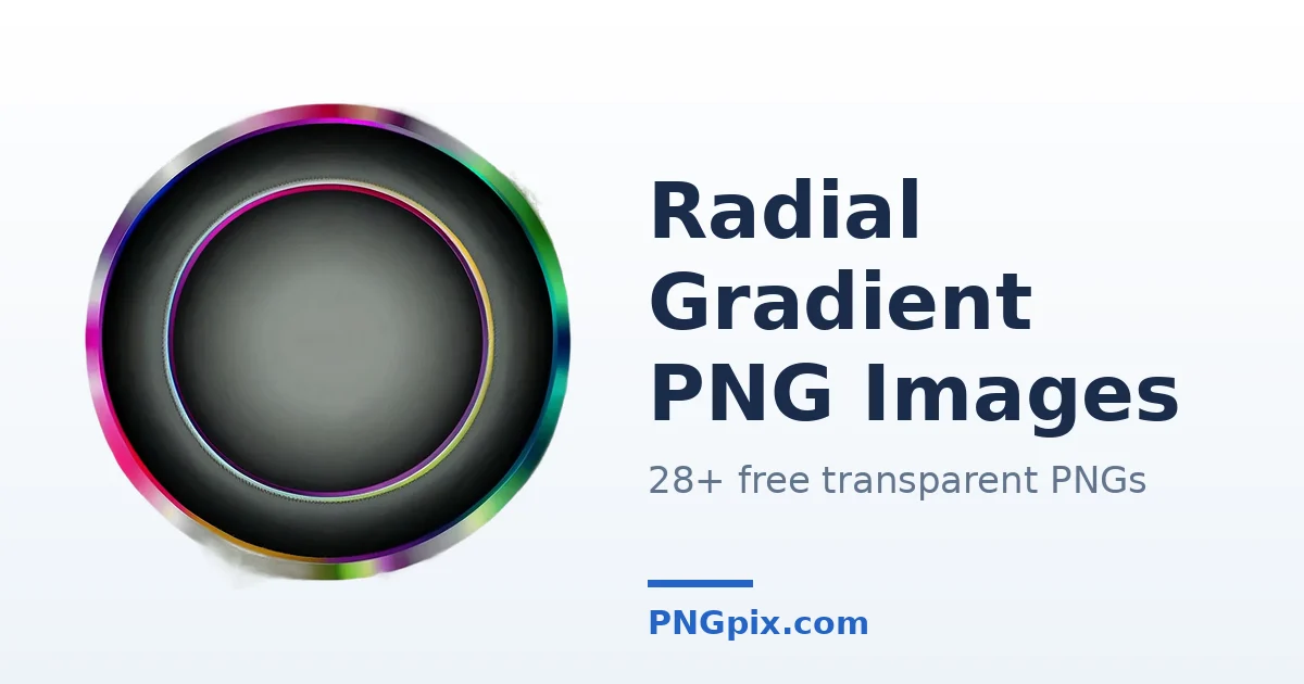 Radial Gradient PNG images