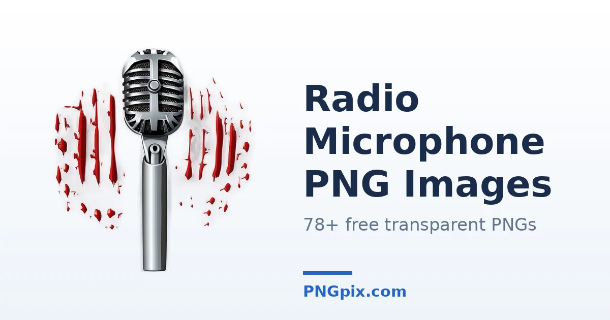 Radio Microphone PNG images
