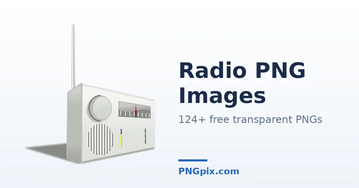 Radio PNG images