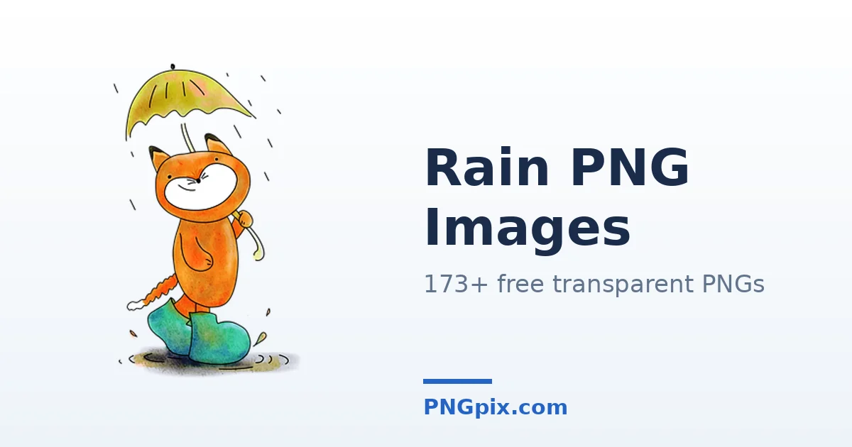 Rain PNG images