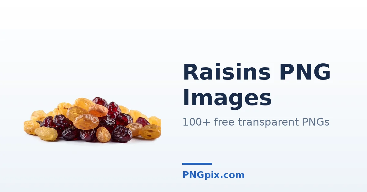 Raisins PNG images
