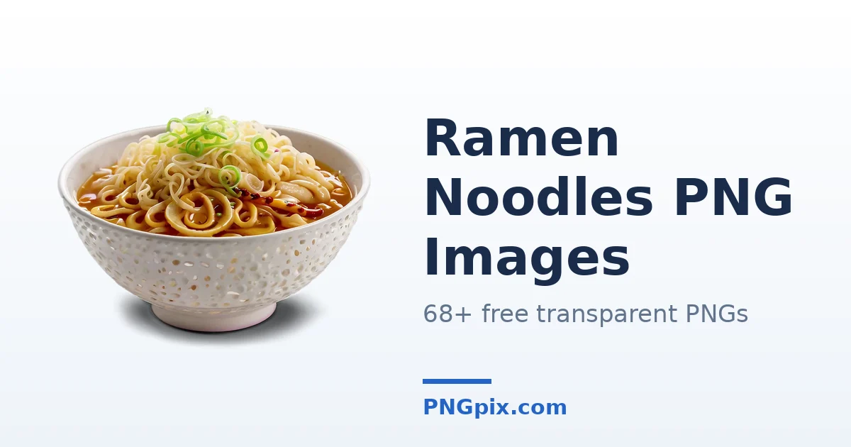 Ramen Noodles PNG images