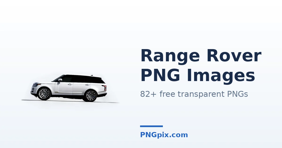 Range Rover PNG images