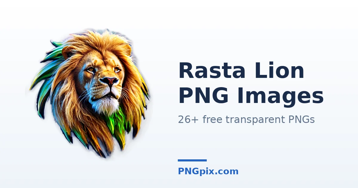 Rasta Lion PNG images