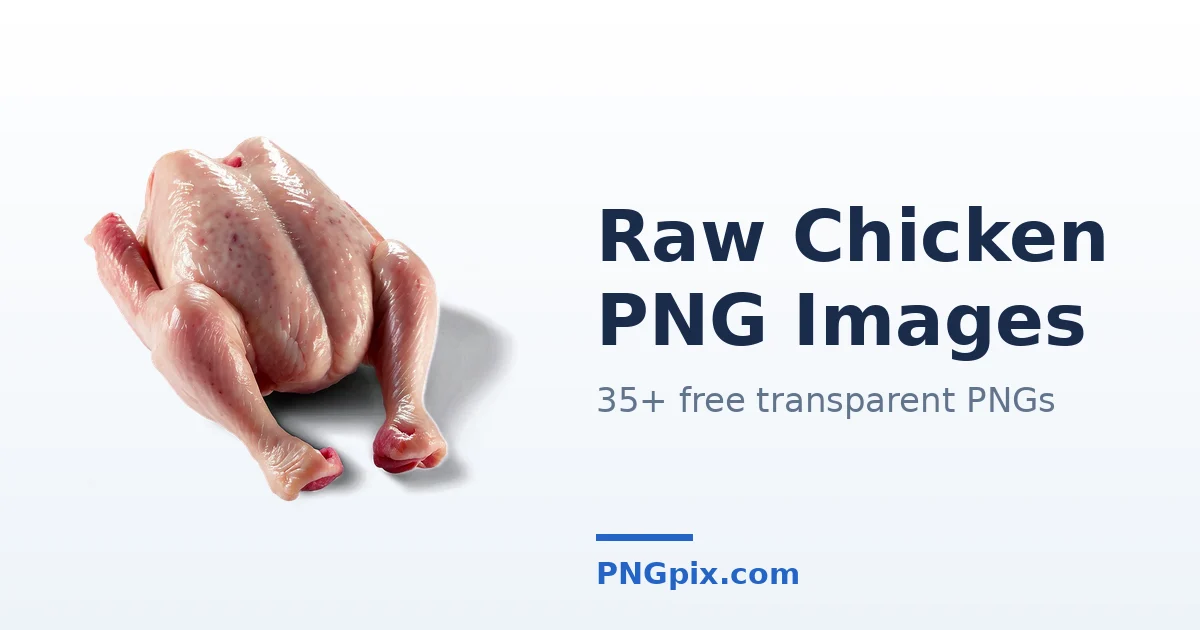 Raw Chicken PNG images