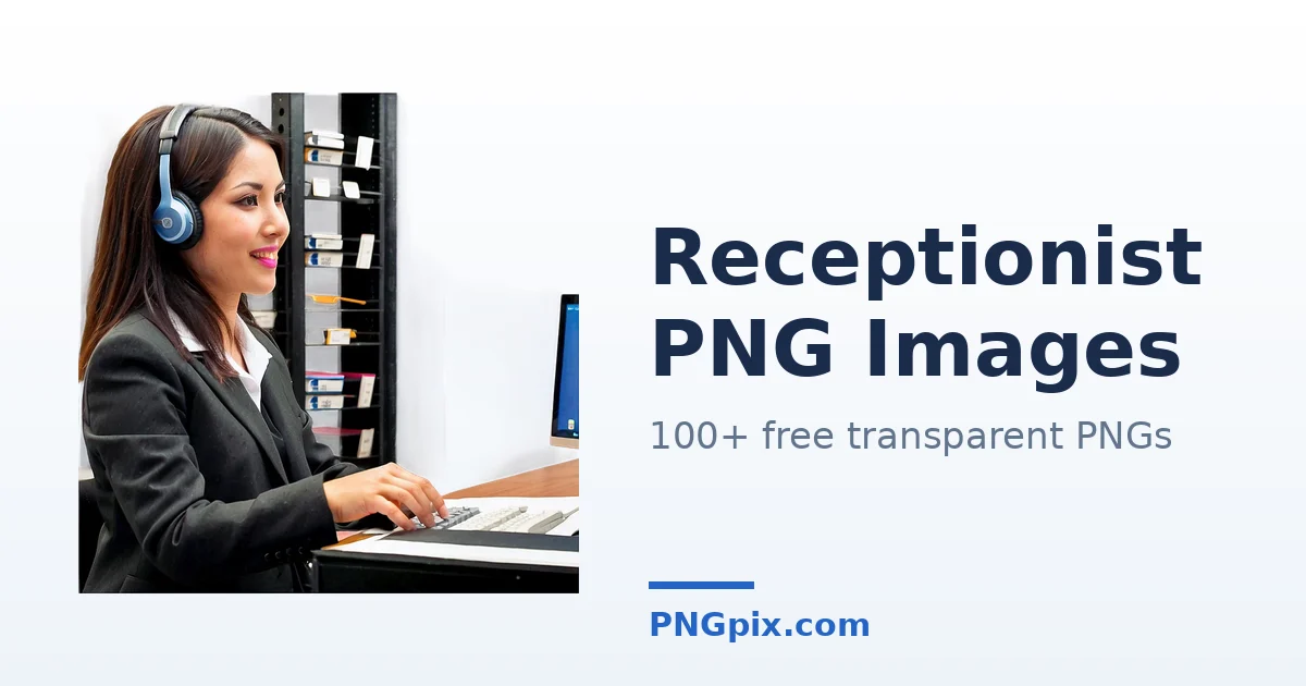 Receptionist PNG images