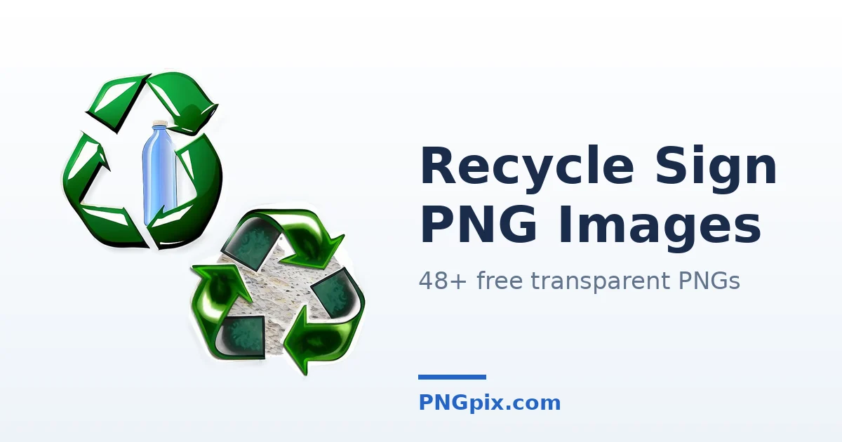 Recycle Sign PNG images