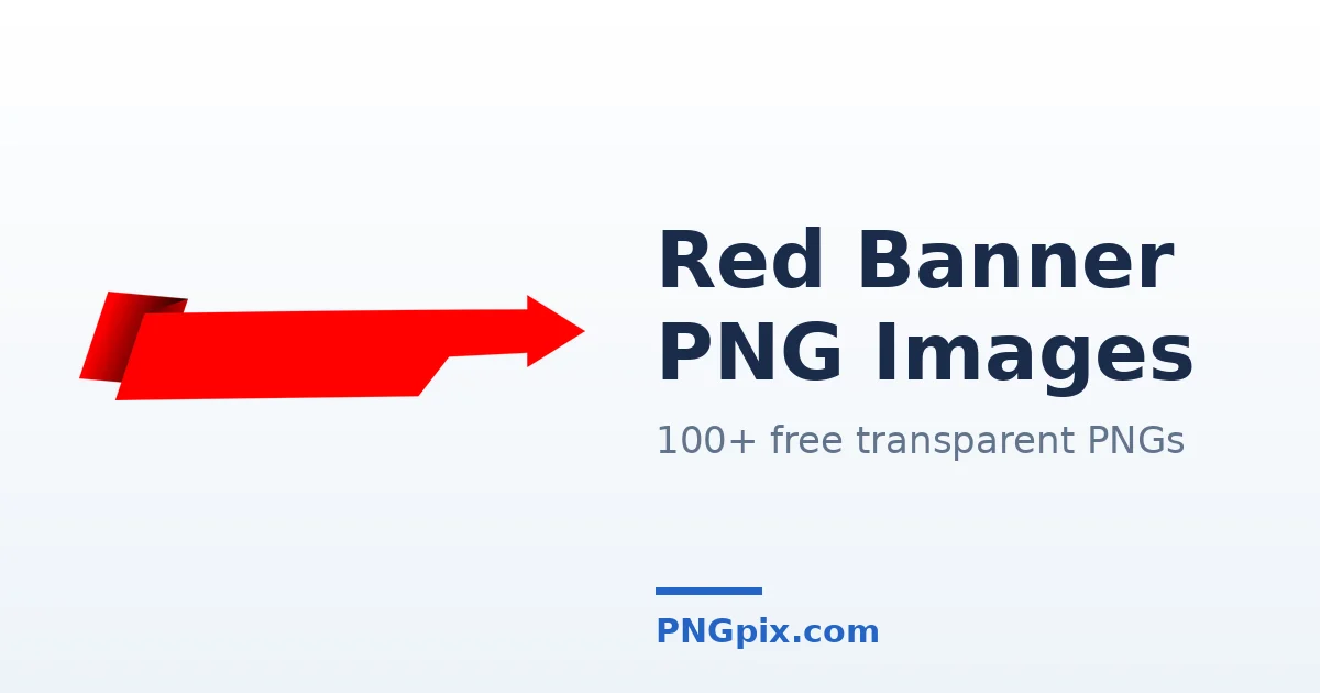 Red Banner PNG images