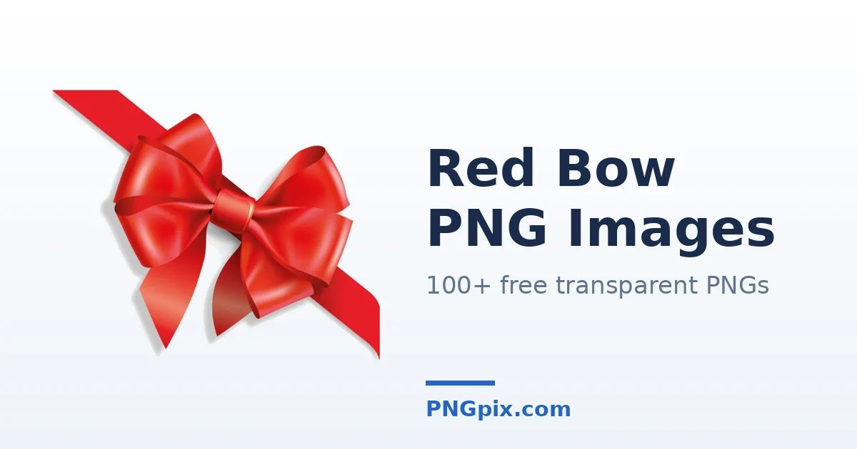 Red Bow PNG images