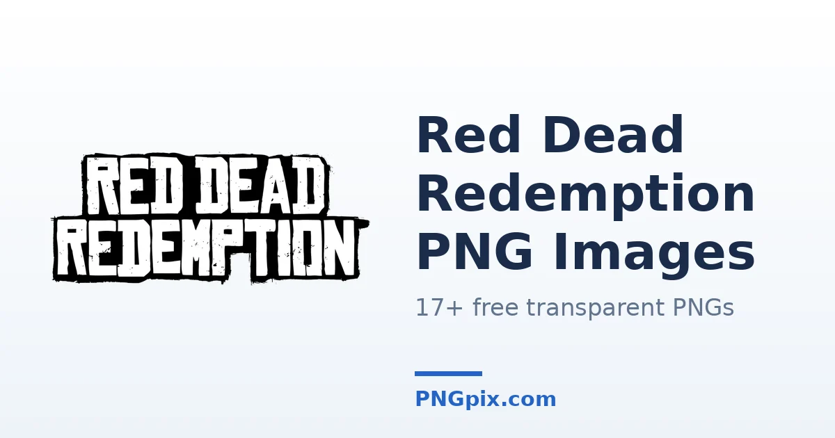 Red Dead Redemption PNG images