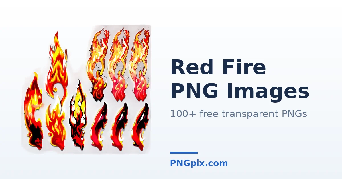 Red Fire PNG images