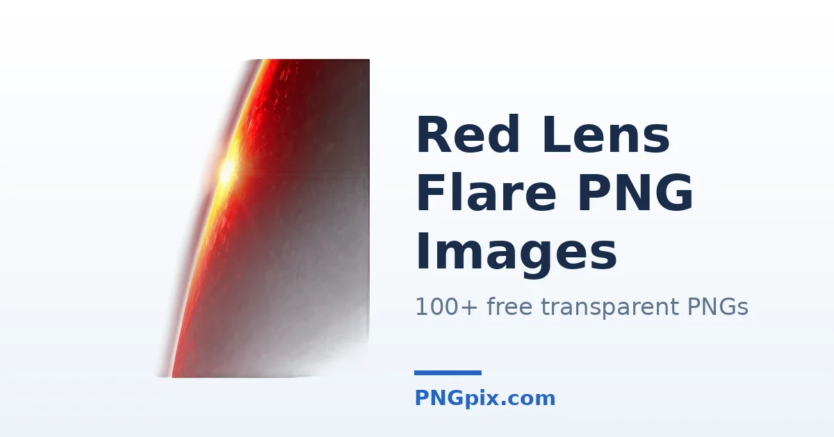 Red Lens Flare PNG images