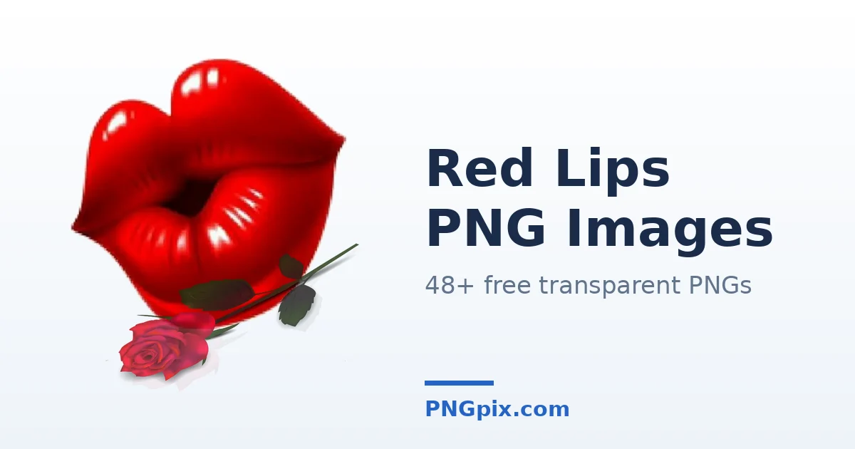 Red Lips PNG images