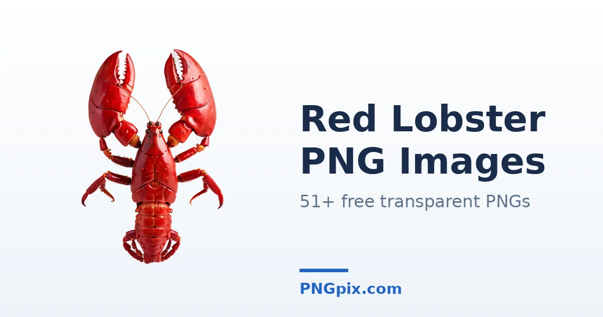 Red Lobster PNG images