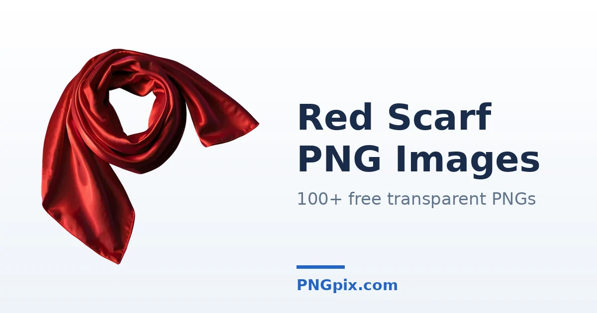 Red Scarf PNG images