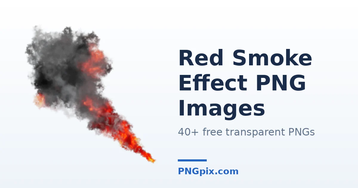 Red Smoke Effect PNG images