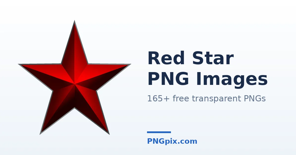 Red Star PNG images