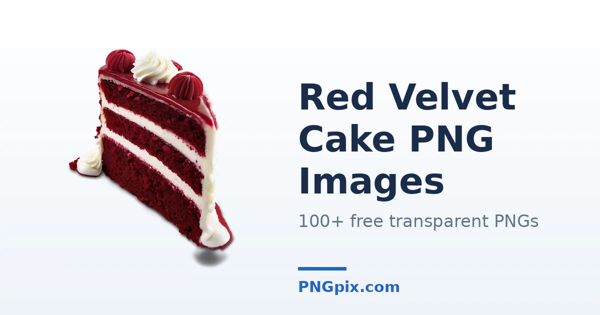 Red Velvet Cake PNG images