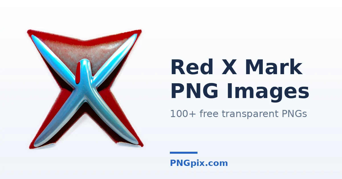 Red X Mark PNG images
