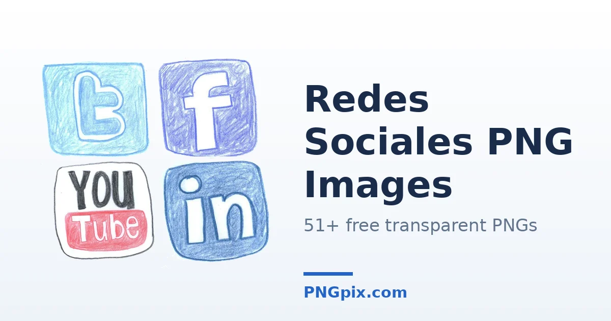 Redes Sociales PNG images