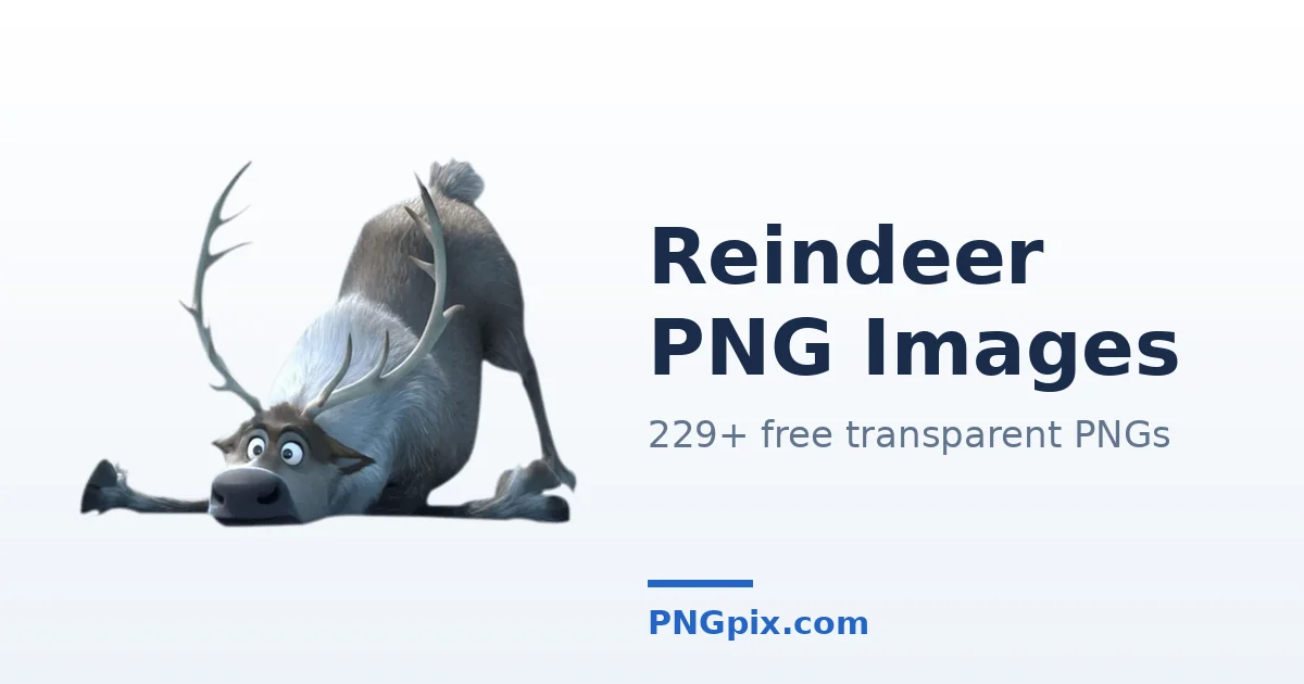 Reindeer PNG images