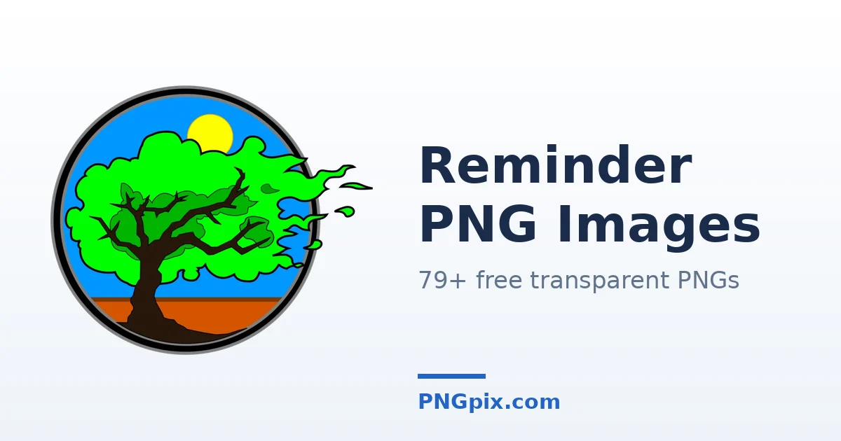 Reminder PNG images