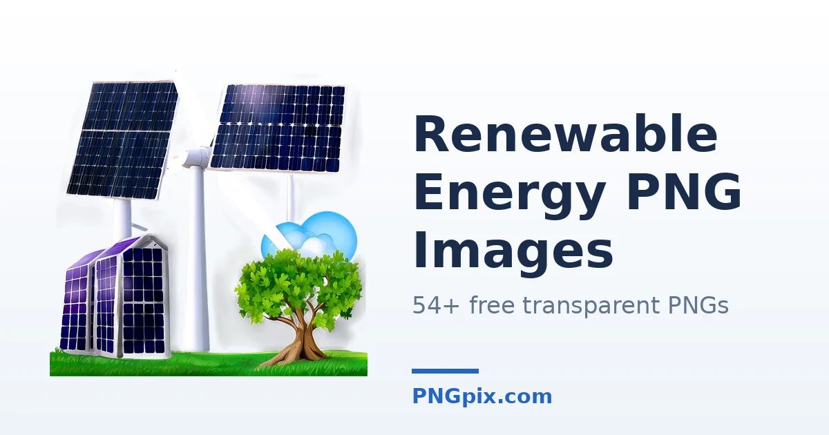 Renewable Energy PNG images