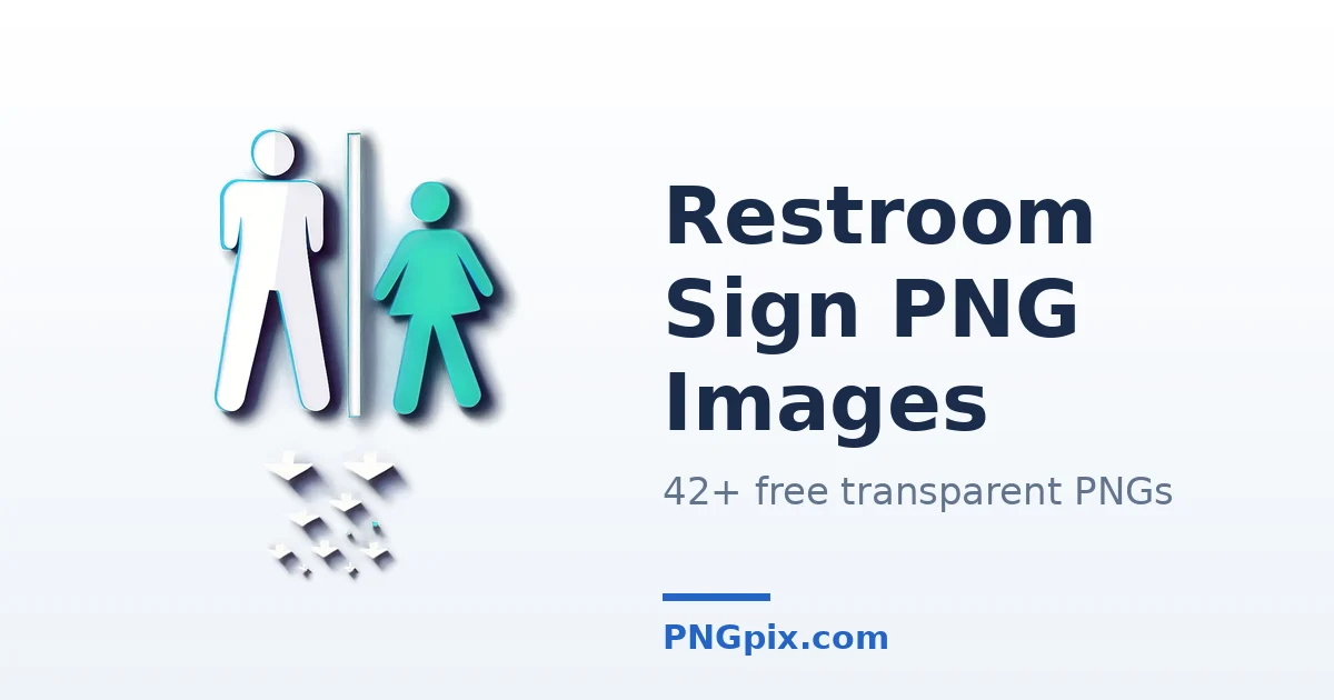 Restroom Sign PNG images