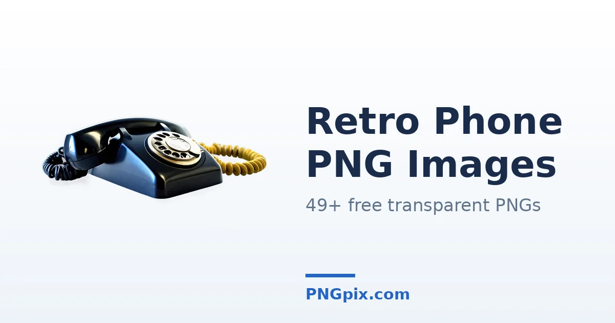 Retro Phone PNG images