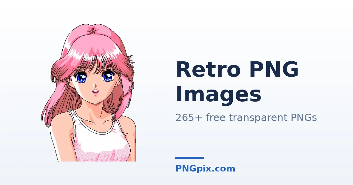 Retro PNG images