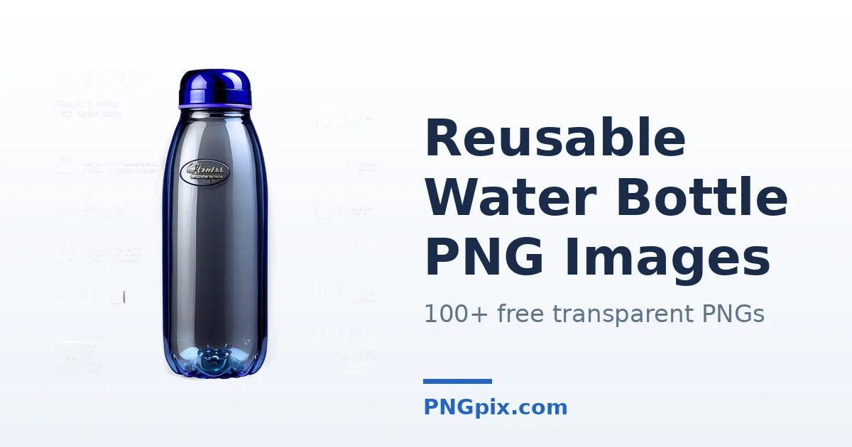 Reusable Water Bottle PNG images