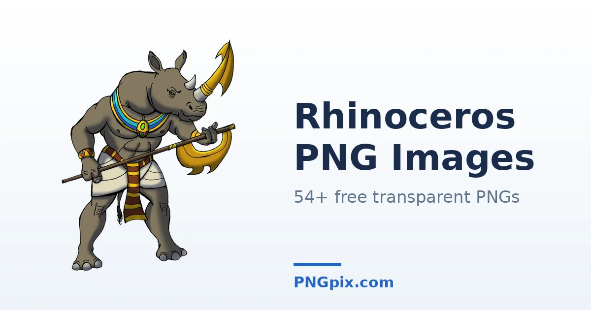 Rhinoceros PNG images