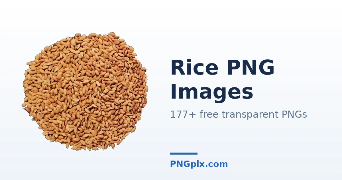 Rice PNG images
