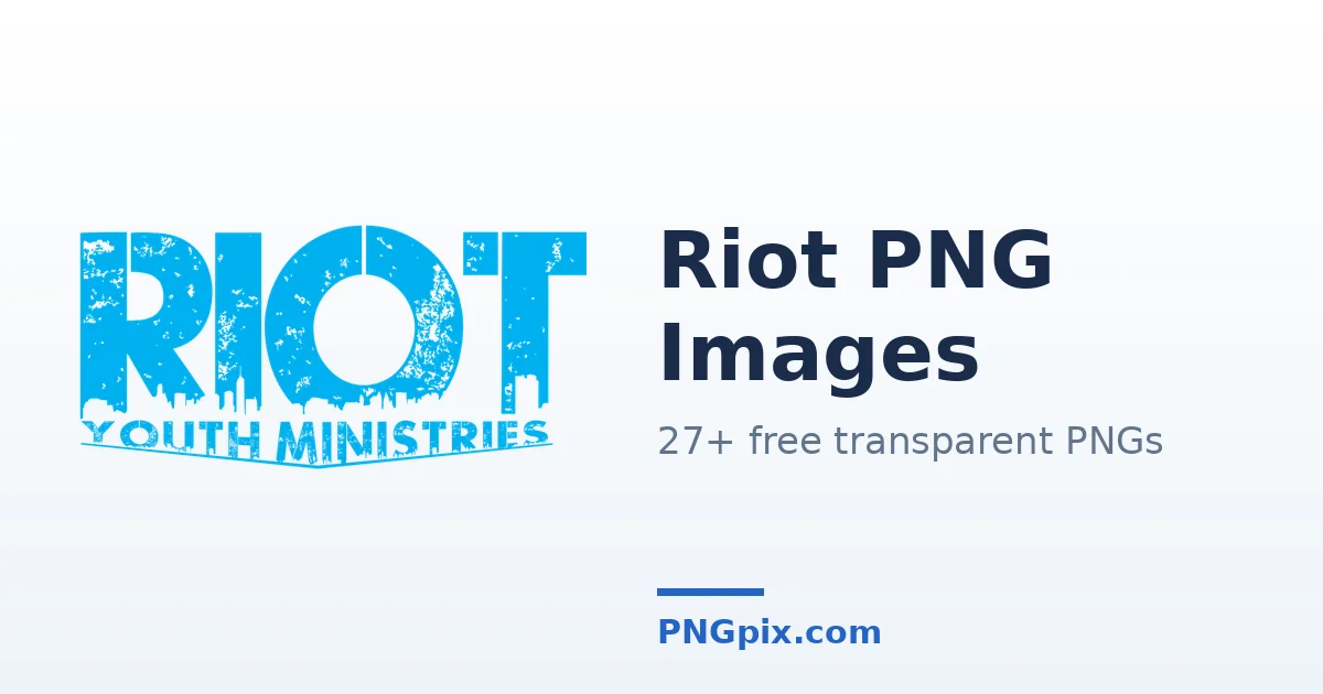 Riot PNG images