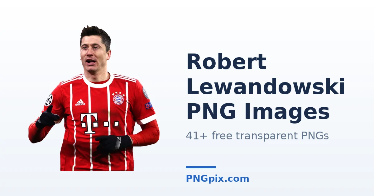 Robert Lewandowski PNG images